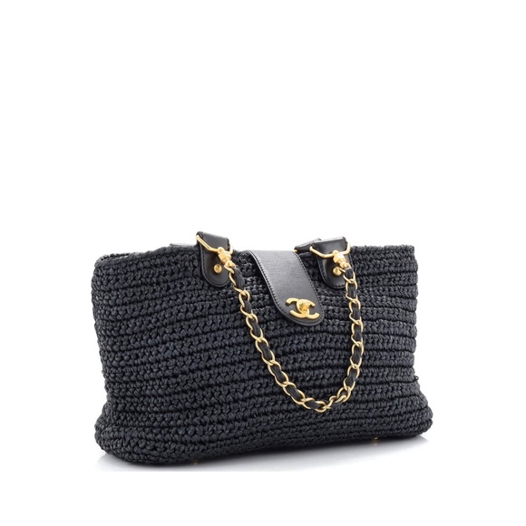 Chanel raffia tote - Picture 3 of 12
